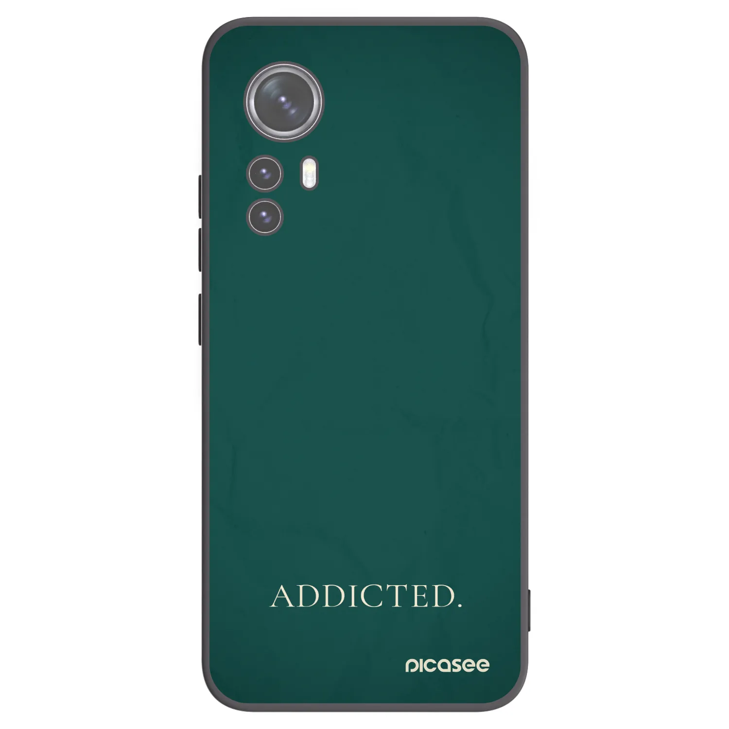Picasee Xiaomi 12X Hülle - Schwarzes Silikon - Addicted