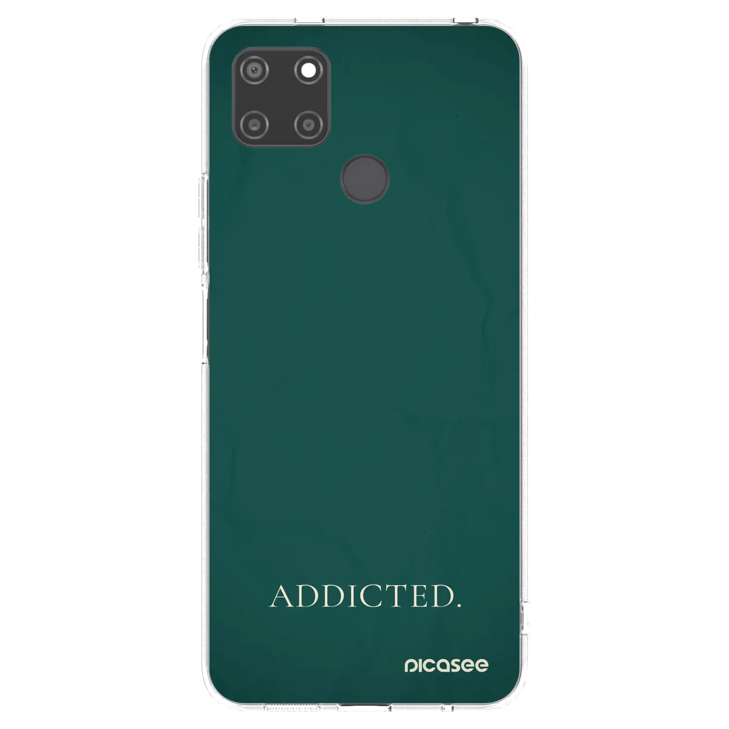 Picasee Realme C21Y Hülle - Transparentes Silikon - Addicted