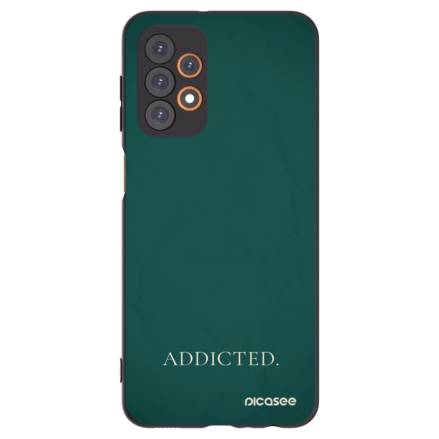 Picasee Samsung Galaxy A23 A236B 5G Hülle - Schwarzes Silikon - Addicted