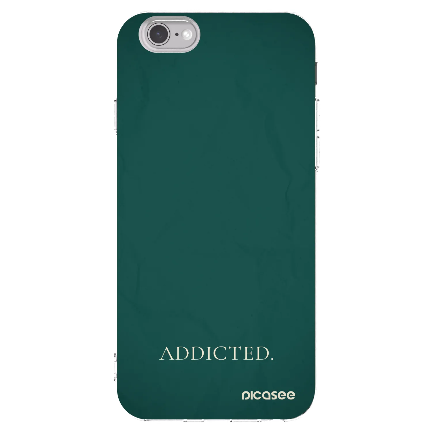 Picasee Apple iPhone 6/6S Hülle - Transparentes Silikon - Addicted