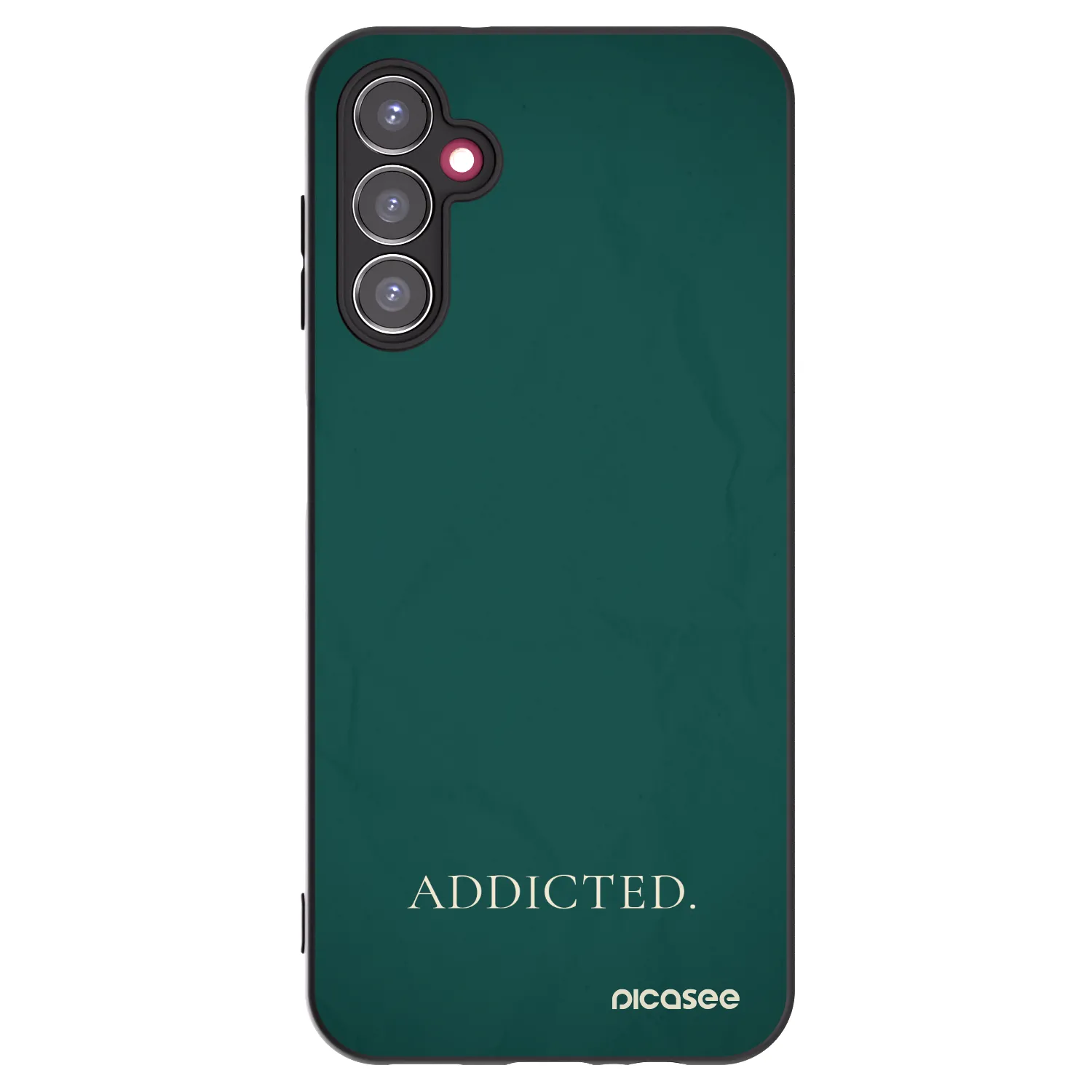 Picasee Samsung Galaxy A14 4G A145R Hülle - Schwarzes Silikon - Addicted