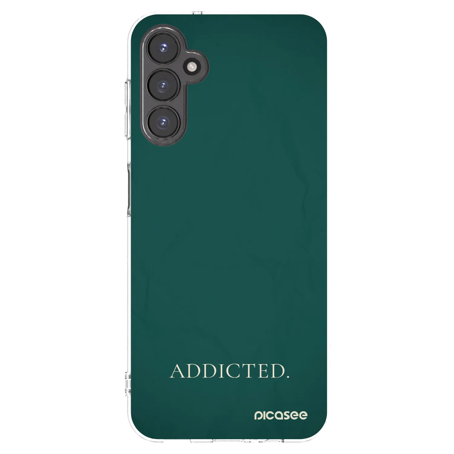 Picasee Samsung Galaxy A14 5G A146P Hülle - Transparentes Silikon - Addicted