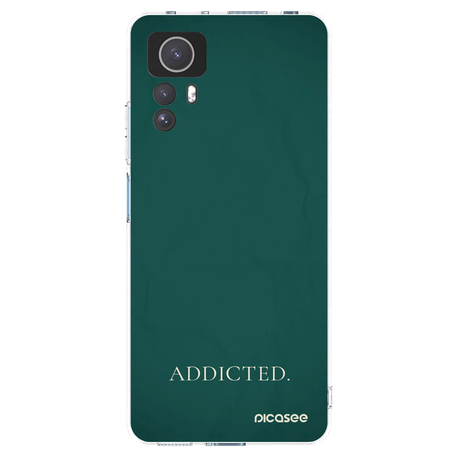 Picasee Xiaomi Redmi Note 12S Hülle - Transparentes Silikon - Addicted
