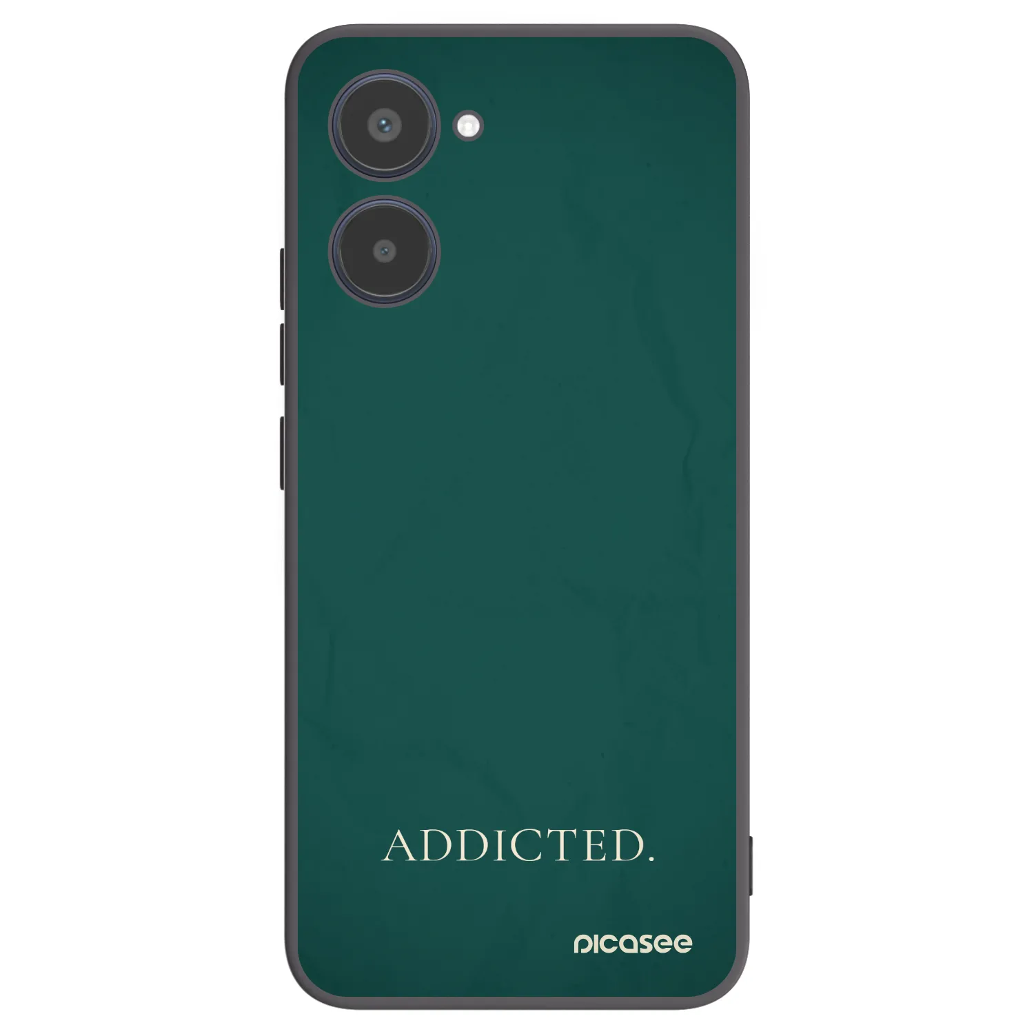 Picasee Realme 10 4G Hülle - Schwarzes Silikon - Addicted