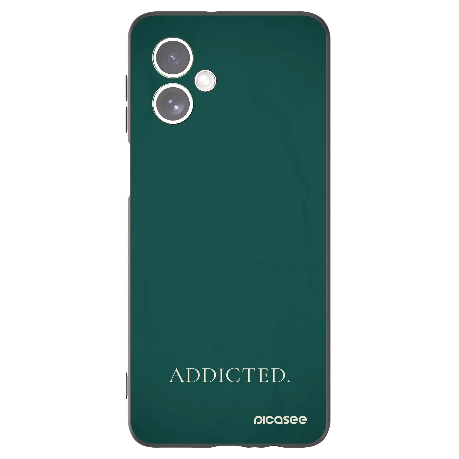Picasee Motorola Moto G54 5G Hülle - Schwarzes Silikon - Addicted