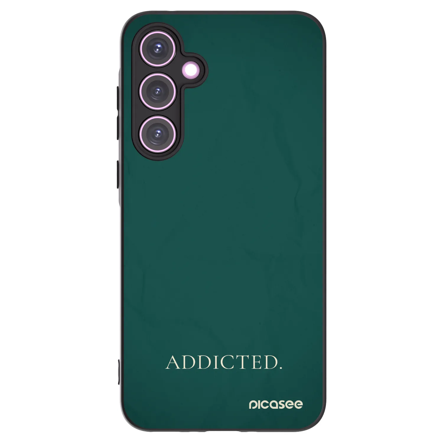 Picasee Samsung Galaxy A35 5G A356B Hülle - Schwarzes Silikon - Addicted