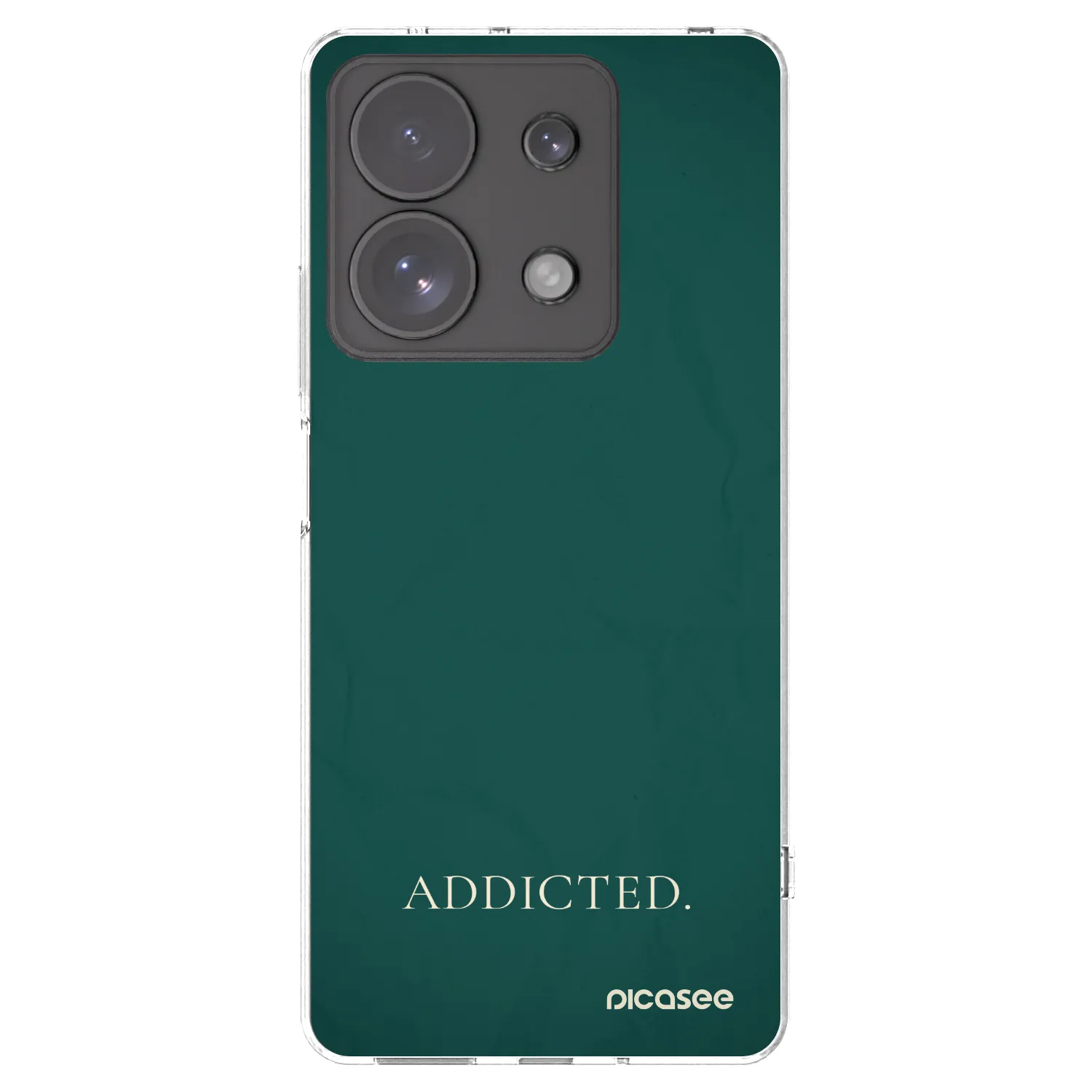 Picasee Xiaomi Redmi Note 13 Pro 4G Hülle - Transparentes Silikon - Addicted