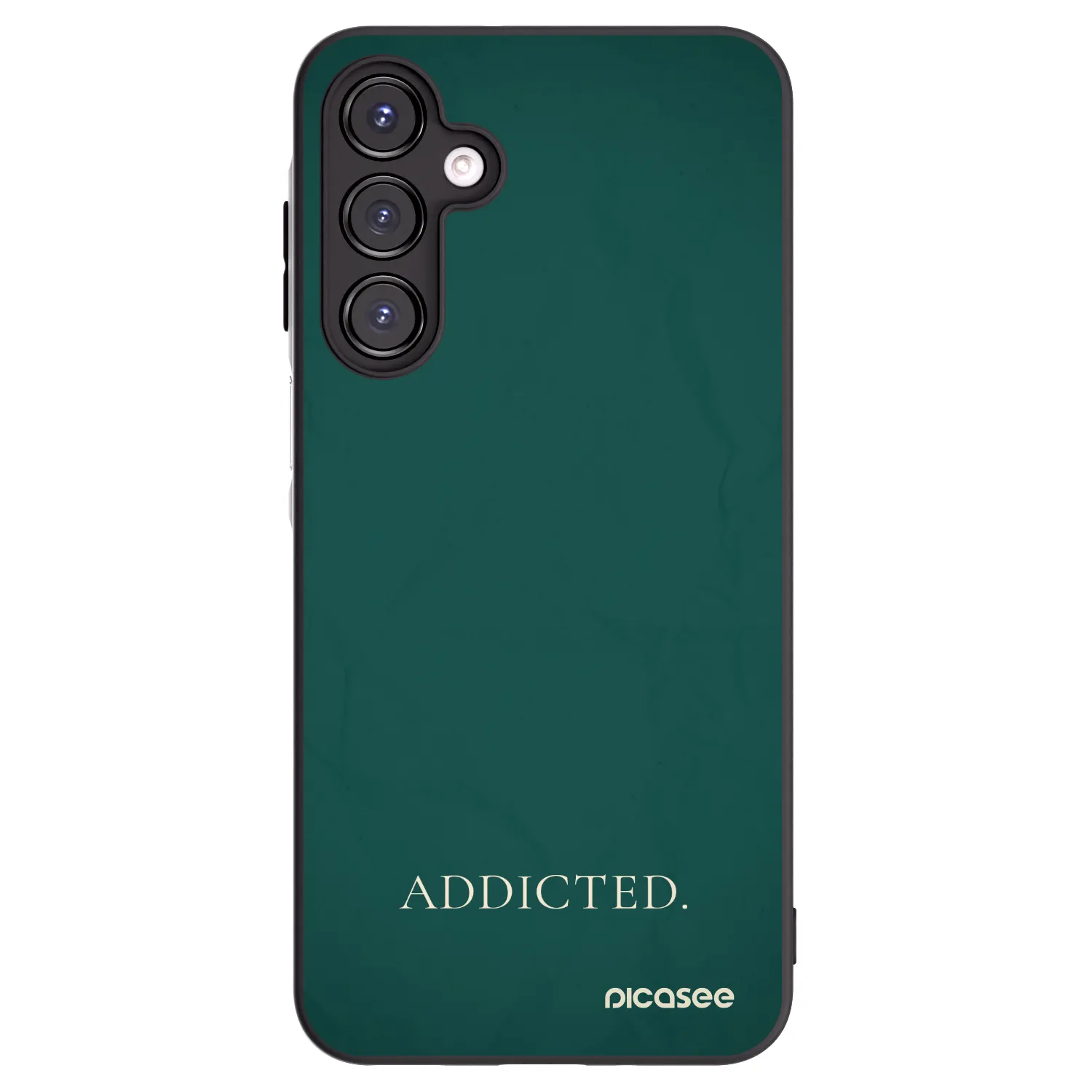 Picasee Samsung Galaxy A16 5G Hülle - Schwarzes Silikon - Addicted