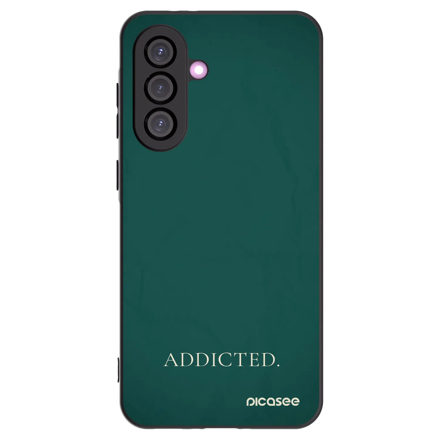 Picasee Samsung Galaxy A56 5G A566B Hülle - Schwarzes Silikon - Addicted