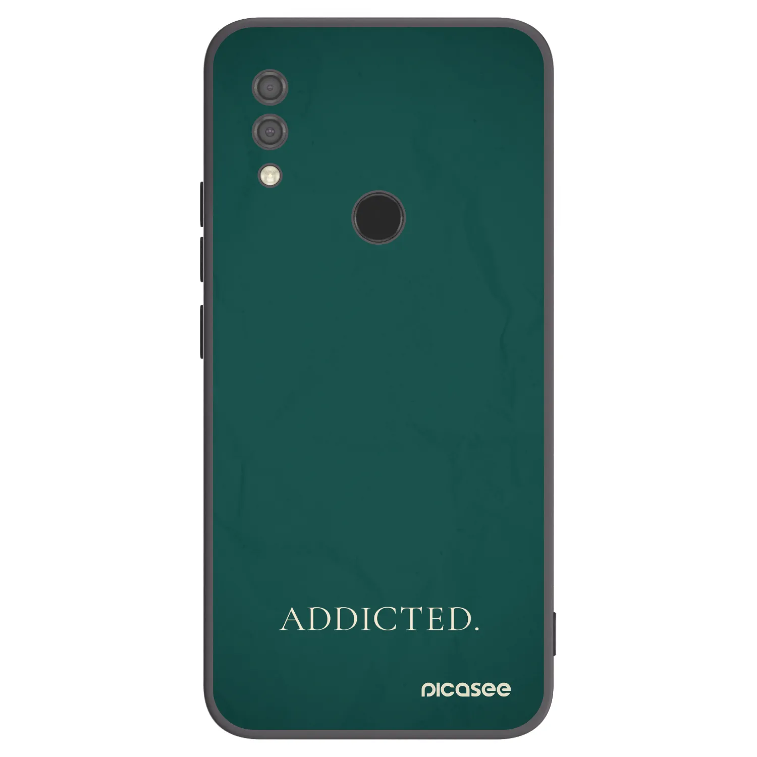 Picasee Xiaomi Redmi 7 Hülle - Schwarzes Silikon - Addicted