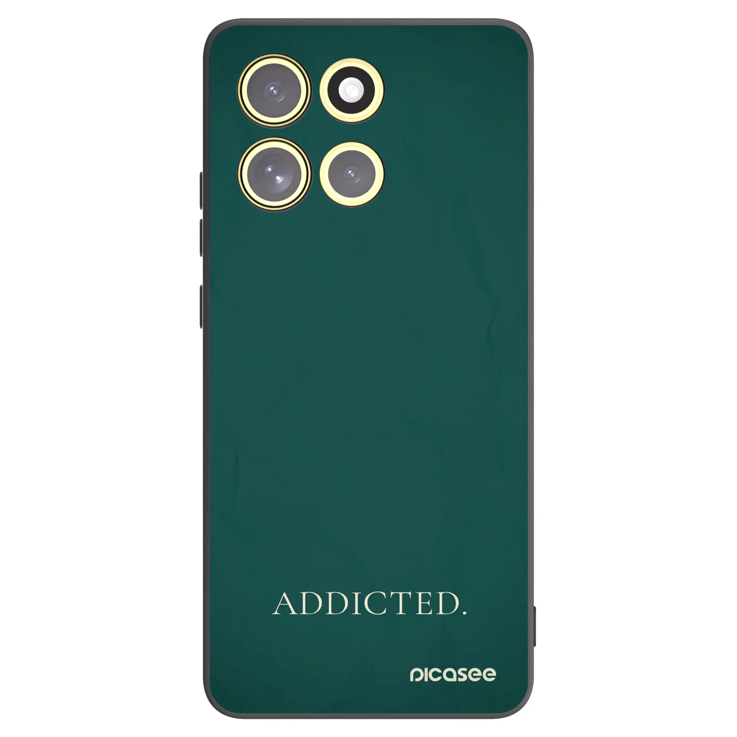 Picasee Motorola Moto G86 5G Hülle - Schwarzes Silikon - Addicted