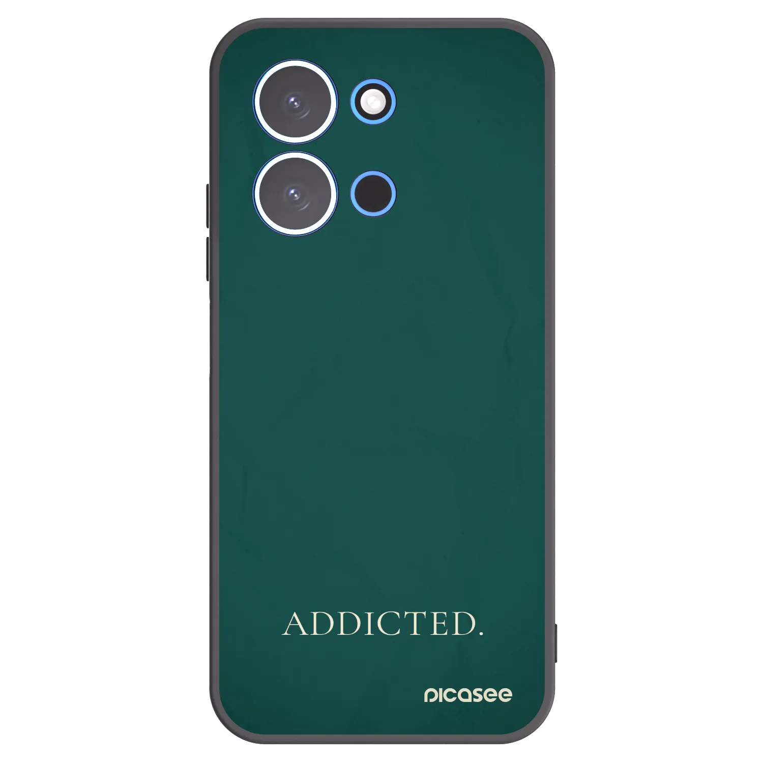 Picasee Xiaomi Redmi 15C 4G Hülle - Schwarzes Silikon - Addicted