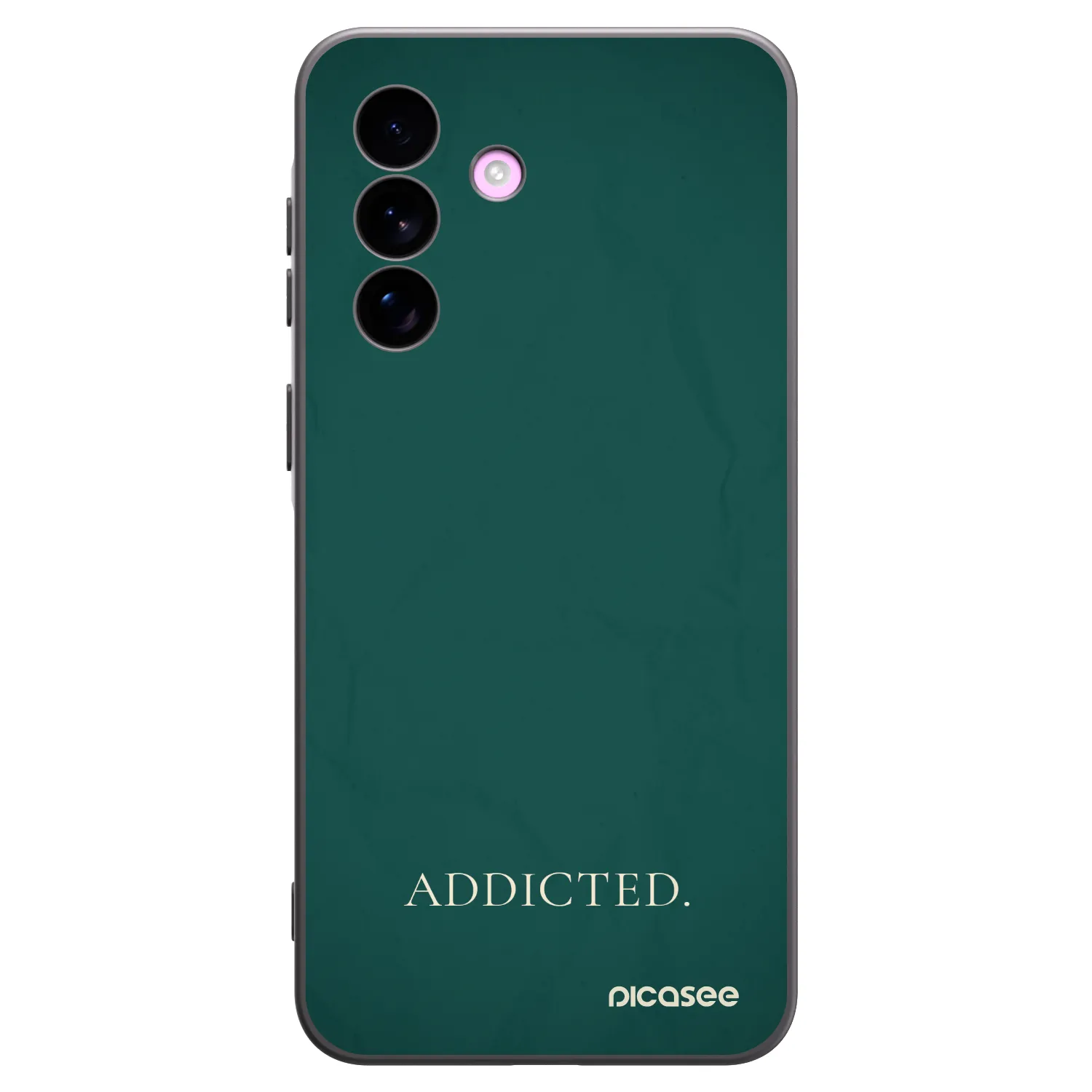 Picasee Samsung Galaxy A57 5G Hülle - Schwarzes Silikon - Addicted
