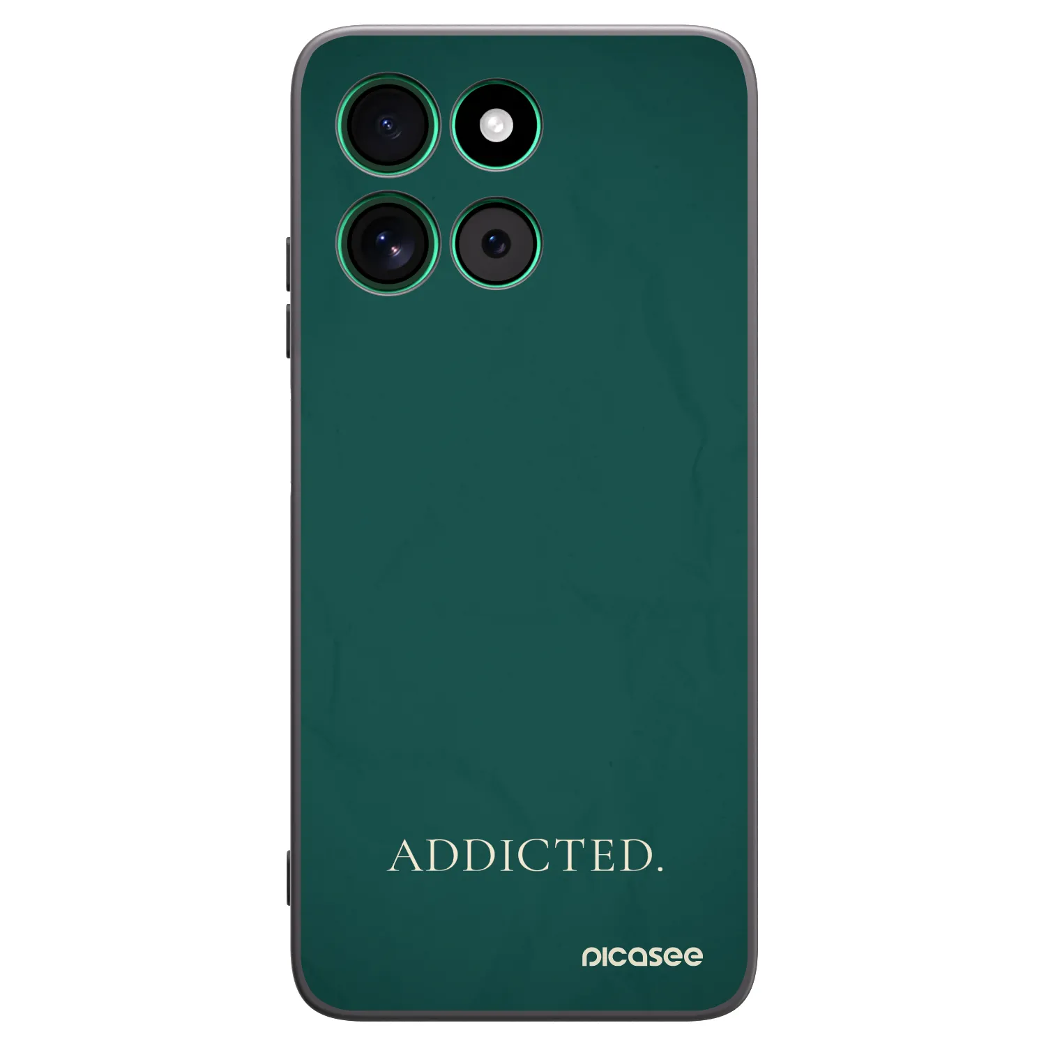 Picasee Motorola Moto G57 Power Hülle - Schwarzes Silikon - Addicted