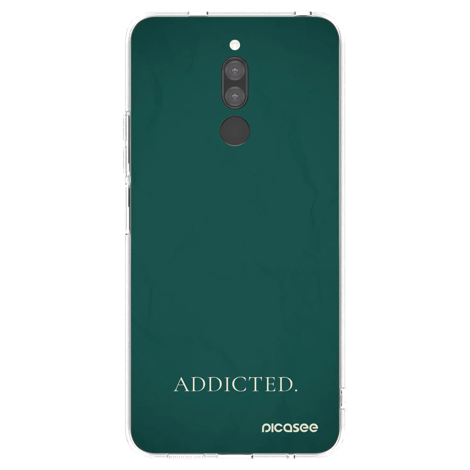 Picasee Xiaomi Redmi 8 Hülle - Transparentes Silikon - Addicted