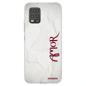 Picasee Xiaomi Mi 10 Lite Hülle - Transparentes Silikon - Amor