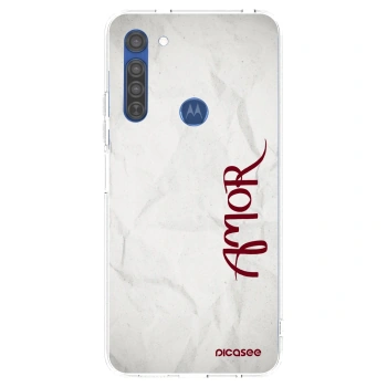 Hülle für Motorola Moto G8 - Amor