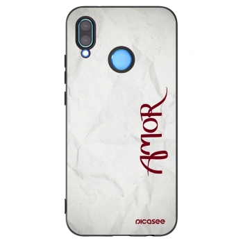 Picasee Huawei P20 Lite Hülle - Schwarzes Silikon - Amor