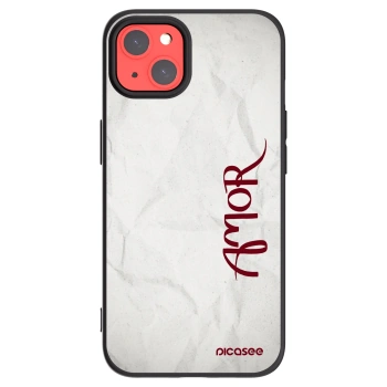 Picasee Apple iPhone 13 Hülle - Schwarzes Silikon - Amor