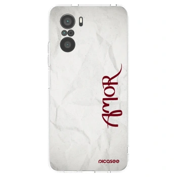 Picasee Xiaomi Poco F3 Hülle - Transparentes Silikon - Amor