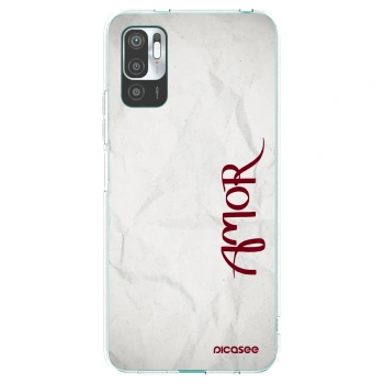 Picasee Xiaomi Redmi Note 10 5G Hülle - Transparentes Silikon - Amor