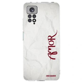 Picasee Xiaomi Redmi Note 11S 4G Hülle - Transparentes Silikon - Amor