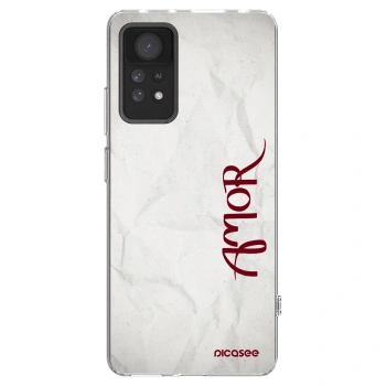 Picasee Xiaomi Redmi Note 11 Pro Hülle - Transparentes Silikon - Amor