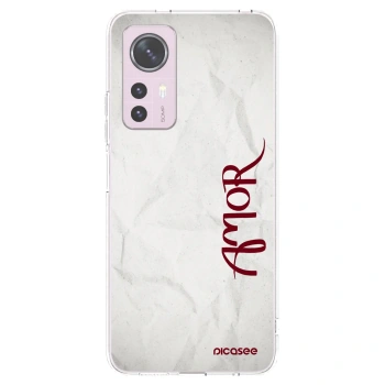 Picasee Xiaomi 12 Hülle - Transparentes Silikon - Amor