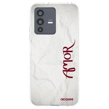 Picasee Vivo V23 5G Hülle - Transparentes Silikon - Amor