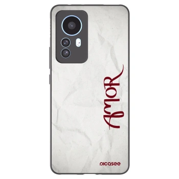 Picasee Xiaomi 12T Hülle - Schwarzes Silikon - Amor
