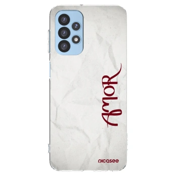 Picasee Samsung Galaxy A23 A235F 4G Hülle - Transparentes Silikon - Amor