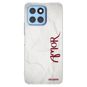 Picasee Honor X8 5G Hülle - Transparentes Silikon - Amor