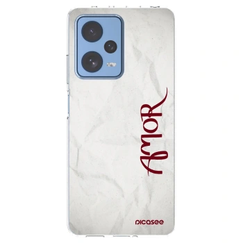 Picasee Xiaomi Redmi Note 12 Pro 5G Hülle - Transparentes Silikon - Amor