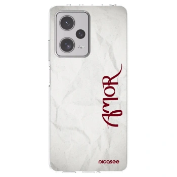 Picasee Xiaomi Redmi Note 12 Pro+ 5G Hülle - Transparentes Silikon - Amor