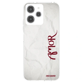 Picasee Xiaomi Redmi 12 4G Hülle - Transparentes Silikon - Amor