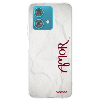Picasee Motorola Edge 40 Neo Hülle - Transparentes Silikon - Amor