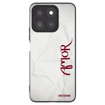Picasee Honor X8b Hülle - Schwarzes Silikon - Amor