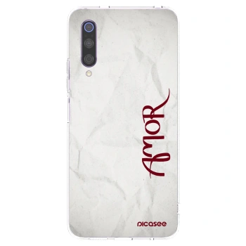 Picasee Xiaomi Mi 9 Hülle - Transparentes Silikon - Amor
