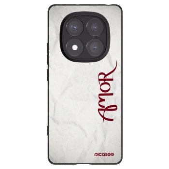 Picasee Xiaomi Redmi Note 14 Pro+ 5G Hülle - Schwarzes Silikon - Amor