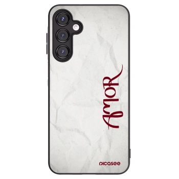 Picasee Samsung Galaxy A16 5G Hülle - Schwarzes Silikon - Amor