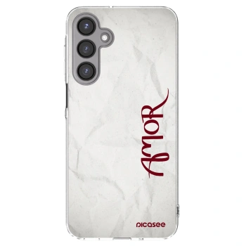 Picasee Samsung Galaxy A16 5G Hülle - Transparentes Silikon - Amor