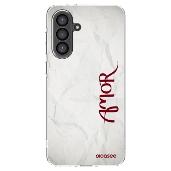 Picasee Samsung Galaxy A36 5G Hülle - Transparentes Silikon - Amor