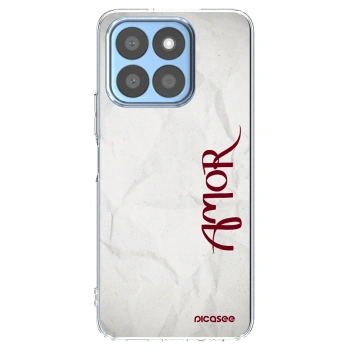 Picasee Honor X8c Hülle - Transparentes Silikon - Amor