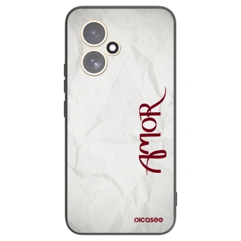 Picasee Honor 400 5G Hülle - Schwarzes Silikon - Amor