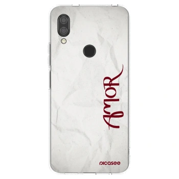 Picasee Xiaomi Redmi 7 Hülle - Transparentes Silikon - Amor