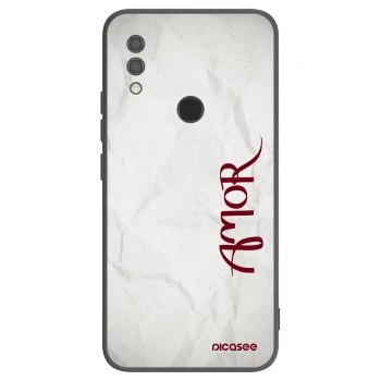 Picasee Xiaomi Redmi 7 Hülle - Schwarzes Silikon - Amor