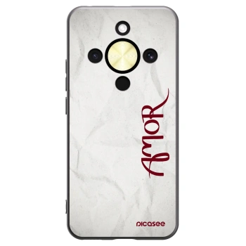 Picasee Honor Magic8 Lite 5G Hülle - Schwarzes Silikon - Amor