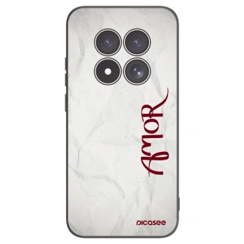 Picasee Xiaomi Redmi Note 15 Pro 5G Hülle - Schwarzes Silikon - Amor