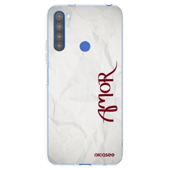 Picasee Xiaomi Redmi Note 8T Hülle - Transparentes Silikon - Amor