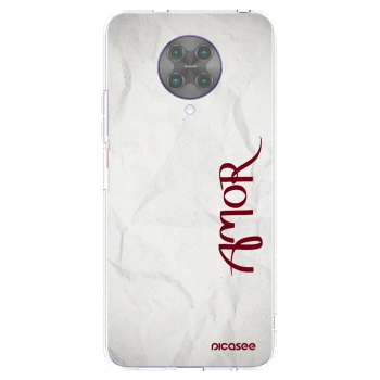 Picasee Xiaomi Poco F2 Pro Hülle - Transparentes Silikon - Amor